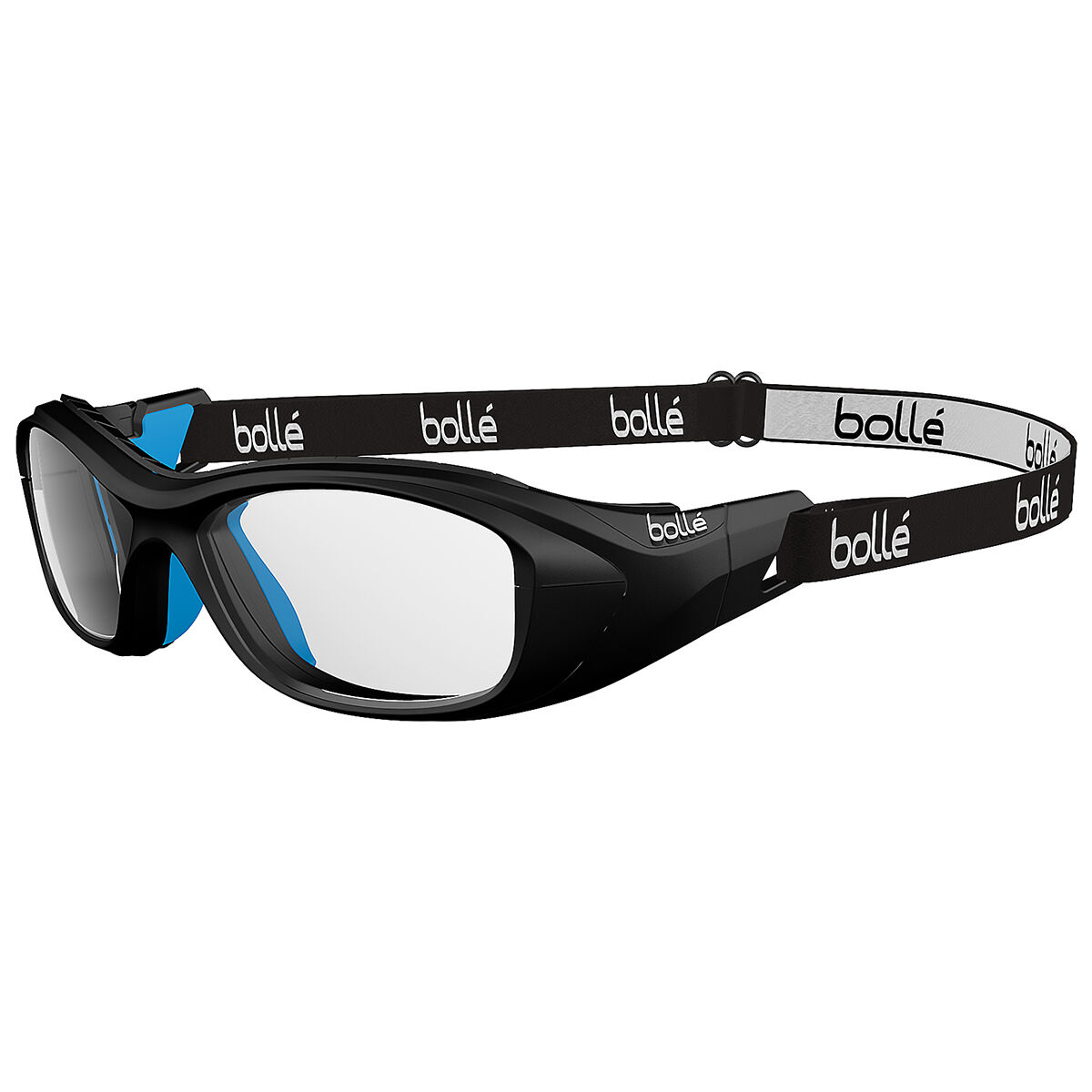 SWAG STRAP, Black Electric Blue Matte-Clear PC Platinum, hi-res image number null